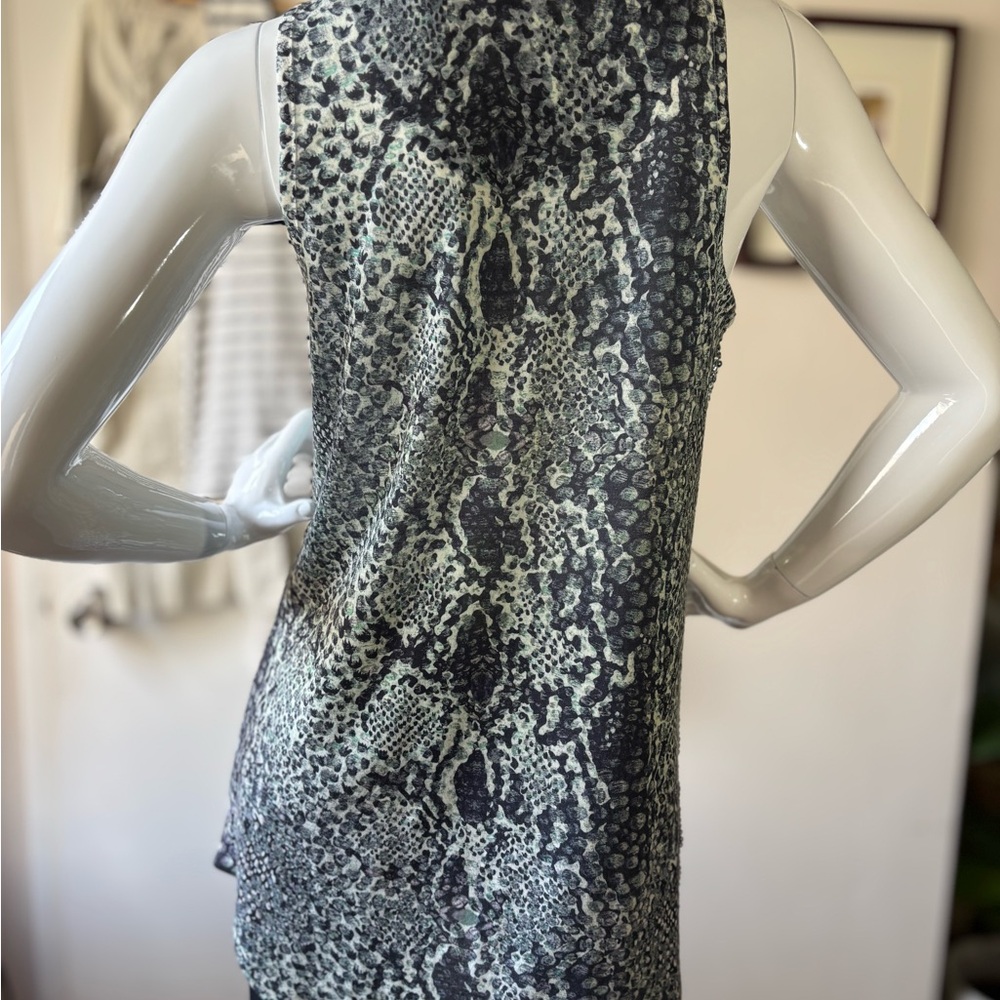 Silence + Noise Sequined Snake Print Sleeveless T… - image 8